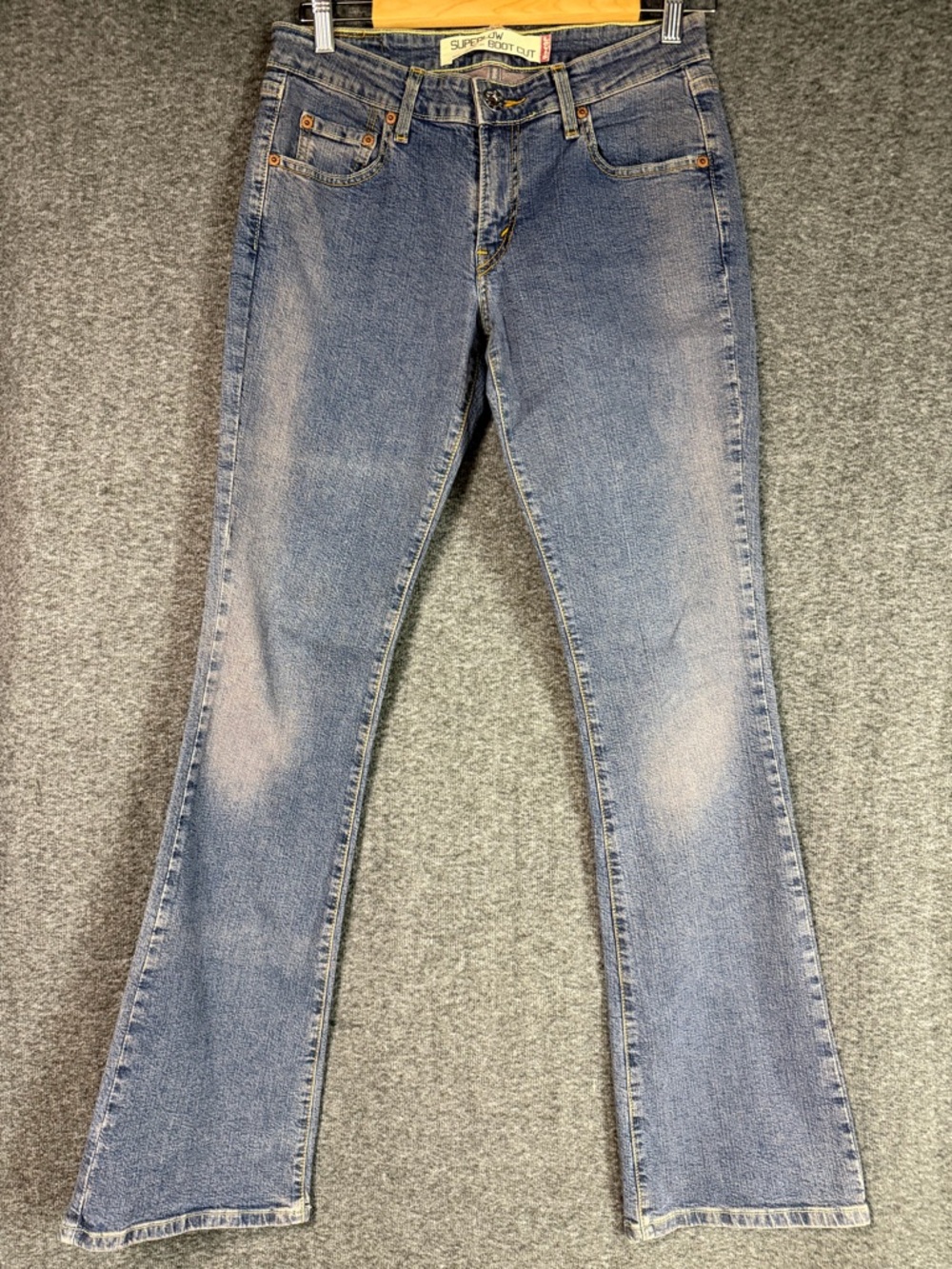 Vintage Levi’s 518 Superlow Bootcut Y2K Low Rise Size 5 JR Womens 26 Flare Denim